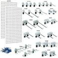 thumbnail image 2 of Wall System Steel Pegboard Organizer, 2 of 8
