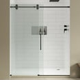 thumbnail image 3 of OVE Decors Reva  55-11/16 - 60"W x 74"H Frameless Sliding Shower Door with Clear Glass, 3 of 9