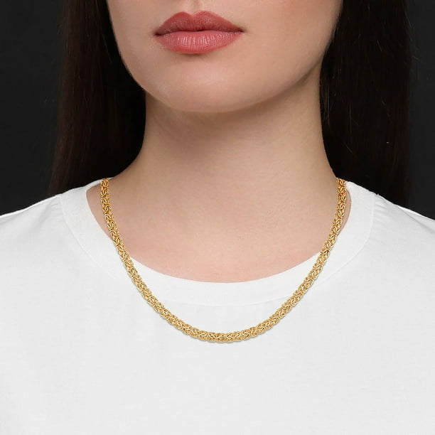 Byzantine Chain Necklace in 14K Gold - Samsclub.com