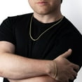 thumbnail image 5 of Diamond Cut Rope Chain Bracelet in 14K Gold, 5 of 6