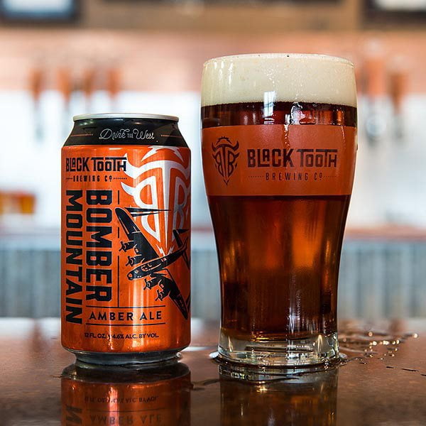 Black Tooth Bomber Mountain Amber Ale Beer, 12 fl. oz. can, 6 pk.