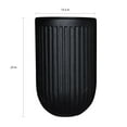 thumbnail image 3 of Grooved 25" Tall Planter, 3 of 4