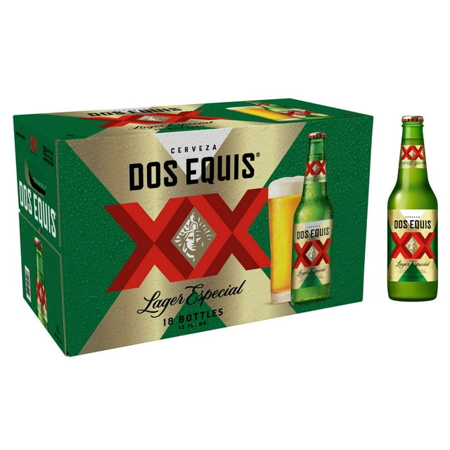 Dos Equis Mexican Lager Beer, 12 fl. oz. bottle, 18 pk.