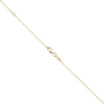 thumbnail image 3 of Diamond Cut Bead Adjustable Necklace in 14K Gold, 3 of 6
