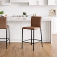 thumbnail image 9 of HH2 Home Bronte Metal Upholstered Adjustable Height Bar Stool, 9 of 23