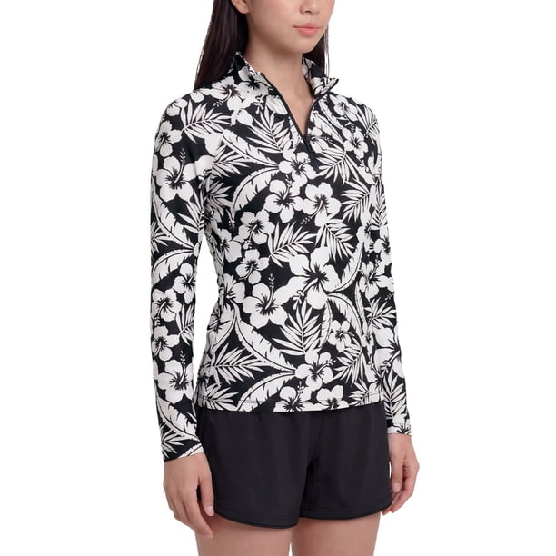 Lands' End Women's Quarter Zip Rashguard - Samsclub.com