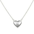 thumbnail image 2 of Reversible Heart Pendant Necklace in 14K Gold, 2 of 6