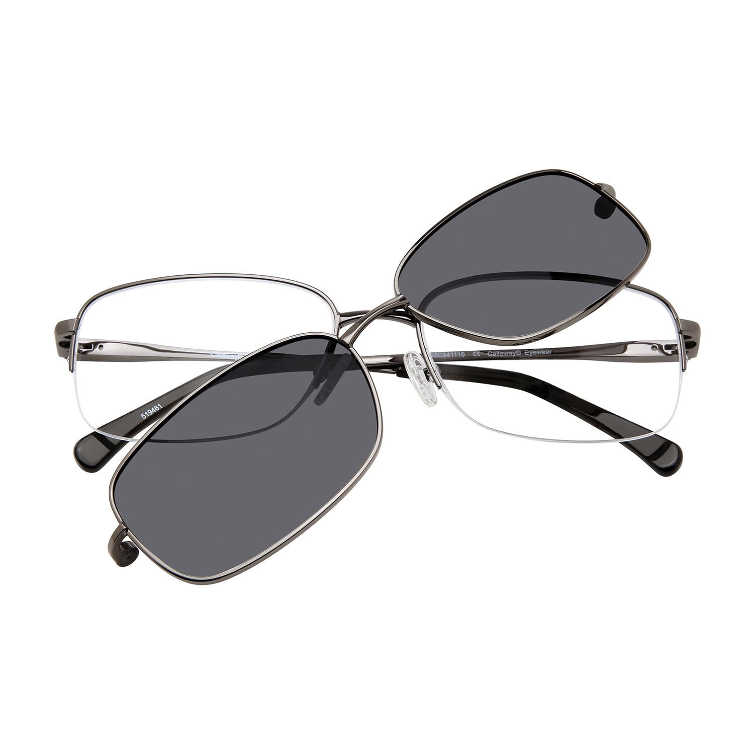 Callaway CA117 Clip-On Sunglasses, Gunmetal - Samsclub.com