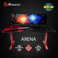 thumbnail image 2 of Arozzi Arena Ultrawide Curved Special Edition Gaming Desk, Dark Gray, 2 of 5