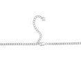 thumbnail image 4 of Round Cut Lab Created Gemstone Tennis Necklace in Sterling Silver, 4 of 7