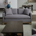 thumbnail image 3 of Newfield Upholstered Wood Base Loveseat, Assorted Colors, 3 of 5