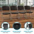 thumbnail image 5 of Lifetime Commercial Grade Contoured Folding Chair, Assorted Colors 4 Pack, 5 of 12