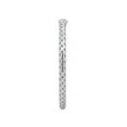 thumbnail image 4 of Italian Diamond Cut Snake Hoop Earrings in Sterling Silver, 4 of 7