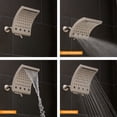 thumbnail image 3 of Oxygenics Curve 3-Setting Rain Shower Head, Various Finishes, 3 of 12