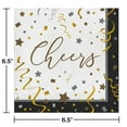 thumbnail image 3 of Artstyle Silver & Gold Celebration Paper Plates & Napkins Kit (285 ct.), 3 of 3