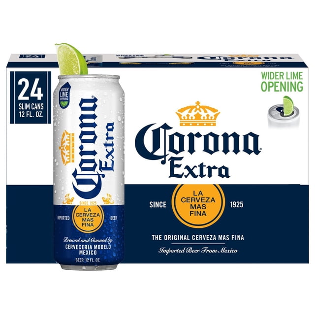 Corona Extra Mexican Lager Beer, 12 fl. oz. can, 24 pk.