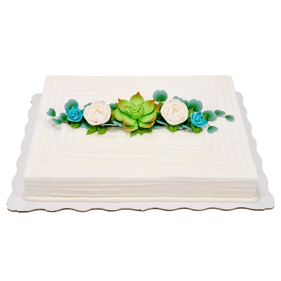 Member's Mark Succulents with Texture Half Sheet Cake