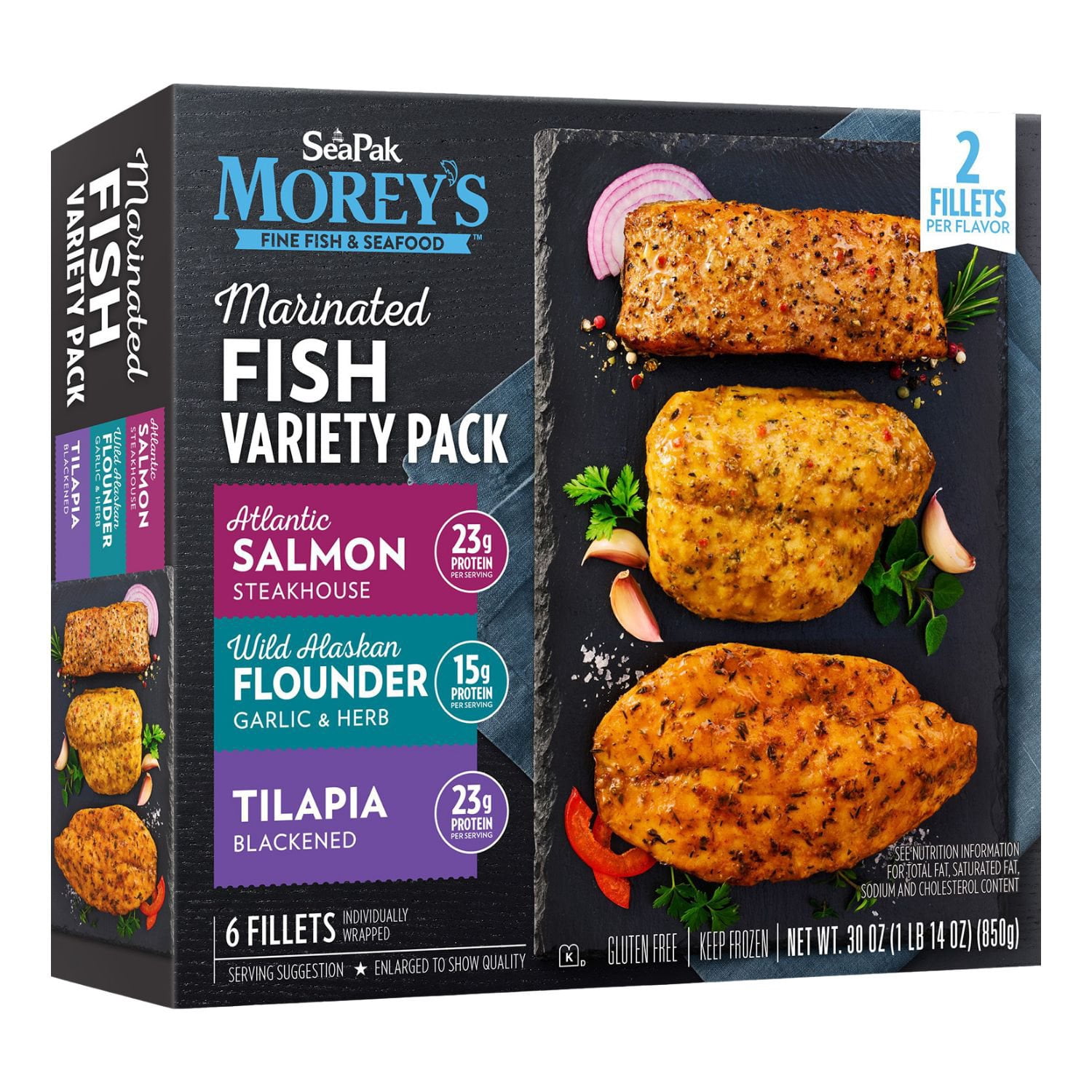 Morey's Marinated Fish, 5 oz., 6 pk., Frozen