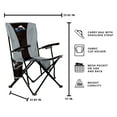 thumbnail image 3 of Logo Brands Clinton Community College Hard Arm Chair, 3 of 6
