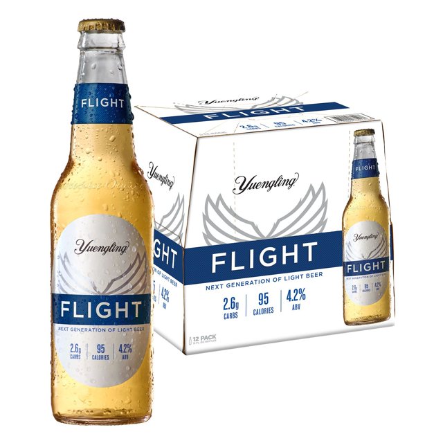 Yuengling Flight Light Lager Beer, 12 fl. oz. bottle, 12 pk.