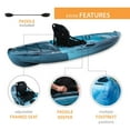 thumbnail image 4 of Lifetime Oracle 10' 3" Sit-On-Top Kayak, Paddle Included, 4 of 10