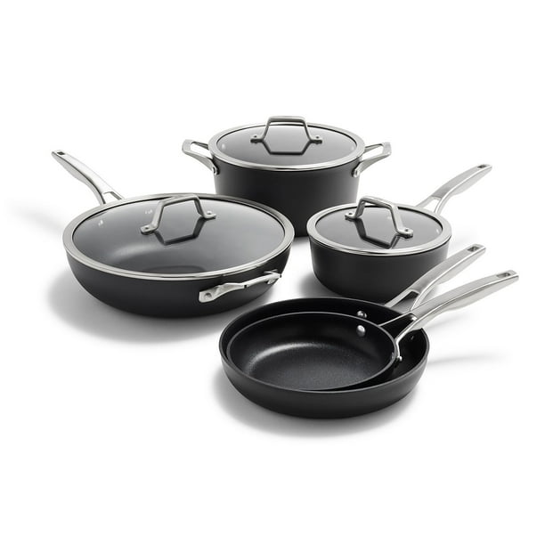 Calphalon Premier 8-Piece Hard-Anodized Nonstick Cookware Set