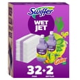 thumbnail image 1 of Swiffer WetJet Mopping Refill Pack, Gain, 32 Pads + 2 Refills, 1 of 10