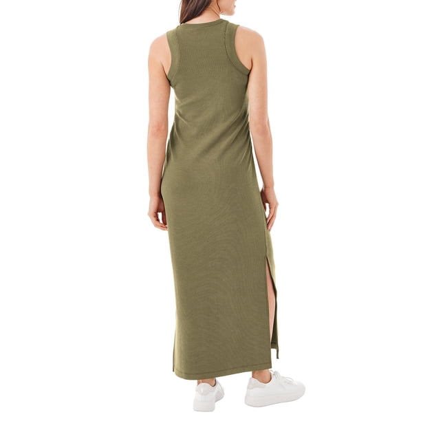 green satin dress for wedding guest A-line Sage Green Wedding Guest Dress Strapless Satin Long Formal Gown Sage Green / US4 main image 1