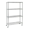thumbnail image 1 of Seville Classics 4-Tier Steel Wire Shelving, 36" W x 14" D x 56.5"H, 1 of 13