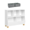 thumbnail image 2 of RiverRidge Kids Catch-All 35" Toy Organizer with Cubbies and Two 5" Fabric Bins, 2 of 2