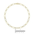thumbnail image 2 of Diamond Paperclip Necklace in 14K Yellow Gold, 2 of 3