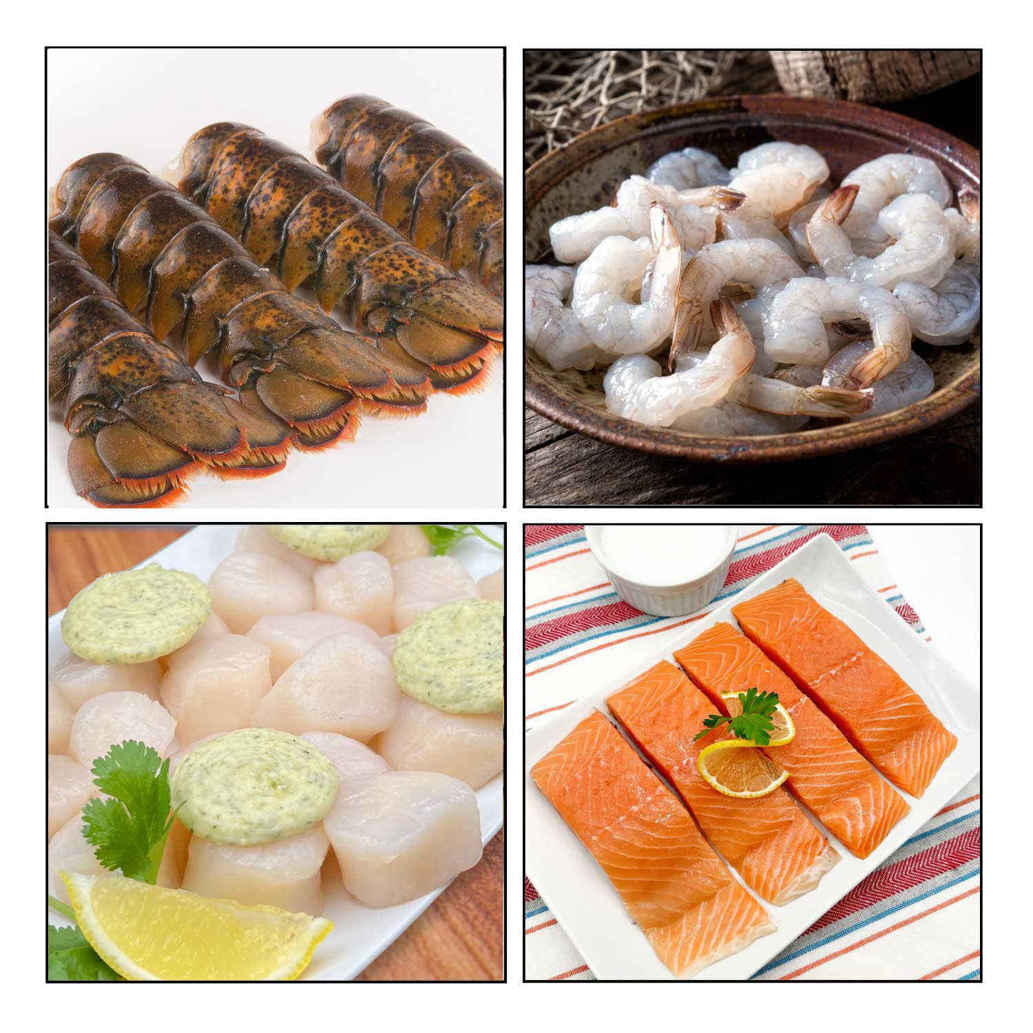 魚介類(加工食品) members mark dried seafood gift box Member's Mark Premium Seafood Sampler Curated Box, Frozen, 5.75