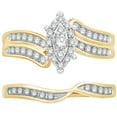 thumbnail image 2 of 0.47 CT. T.W. Round Cut Halo Diamond Ring & Band Set in 14K Gold, 2 of 7