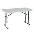 thumbnail image 3 of Lifetime 4' Adjustable Commercial Grade Folding Table (Assorted Colors), 3 of 4
