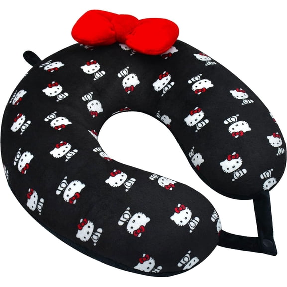 Hello Kitty Portable Travel Neck Pillow, Assorted Colors