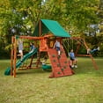 thumbnail image 3 of Red Ranger Wooden Playset with Monkey Bars & Playset Accessories, 3 of 9