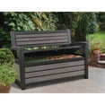 thumbnail image 1 of Keter Hudson Plastic Storage Bench Deck Box, 1 of 7
