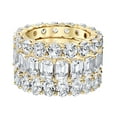 thumbnail image 5 of Lab Created White Sapphire Eternity Band in 14K Gold, 5 of 9