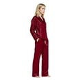 thumbnail image 3 of Lord & Taylor Women's 2-Piece Velour Pajama Set, 3 of 7