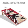 thumbnail image 5 of YouTheFan Atlanta Falcons 2'x4' Cornhole Board Set, 5 of 6