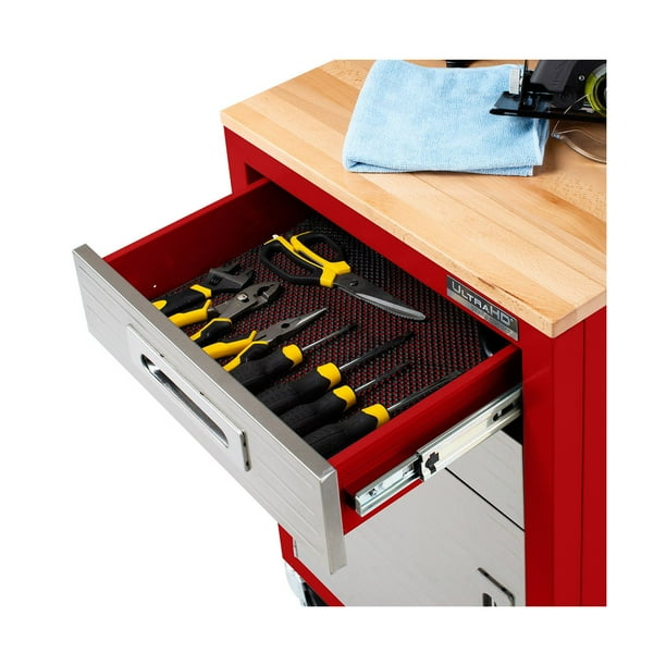 Seville Classics UltraHD 2-Drawer Rolling Storage Cabinet