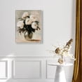 thumbnail image 3 of Cream Roses Vase Floral Canvas Print by Oliver Gal Prints, 3 of 4