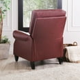 thumbnail image 11 of Braxton Bonded Leather Pushback Recliner Chair, 11 of 12