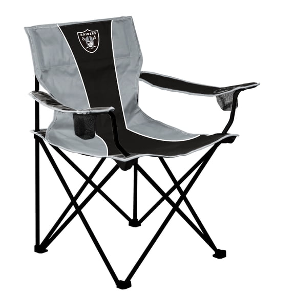 Logo Brands Las Vegas Raiders Sideline XL Chair