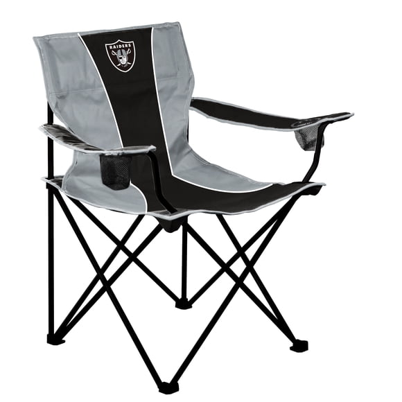 Logo Brands Las Vegas Raiders Sideline XL Chair