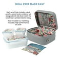 thumbnail image 1 of Veronica Jamison Hampton Faux Leather Lunch Tote by Arctic Zone, Lunch Bag with Food Storage & Ice Pack, 1 of 13