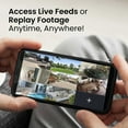 thumbnail image 5 of Reolink Advantage 4K 8MP Black Bullet Cameras with 16-Channel 4TB NVR Security System, 8pk., 5 of 11
