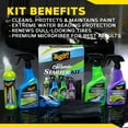 thumbnail image 8 of Meguiar’s Hybrid Ceramic Starter Kit - Detailing Kit Includes Car Wash, Wax, Detailer, & Tire Shine, 8 of 9
