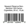 thumbnail image 1 of Newport Reserve Non-Menthol 100 Carton Cigarettes, 20 ct., 10 pk., 1 of 1