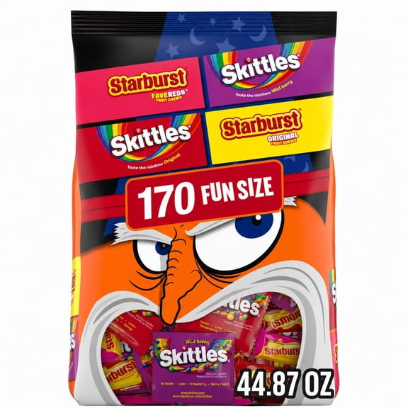 Mars Halloween Variety Pack Candy, Fun Size, 170 pcs.